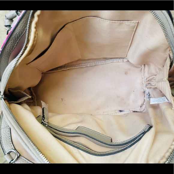 Dana Buchman Tulip Print Women’s Floral Double Side Handbag Purse - Picture 9 of 9